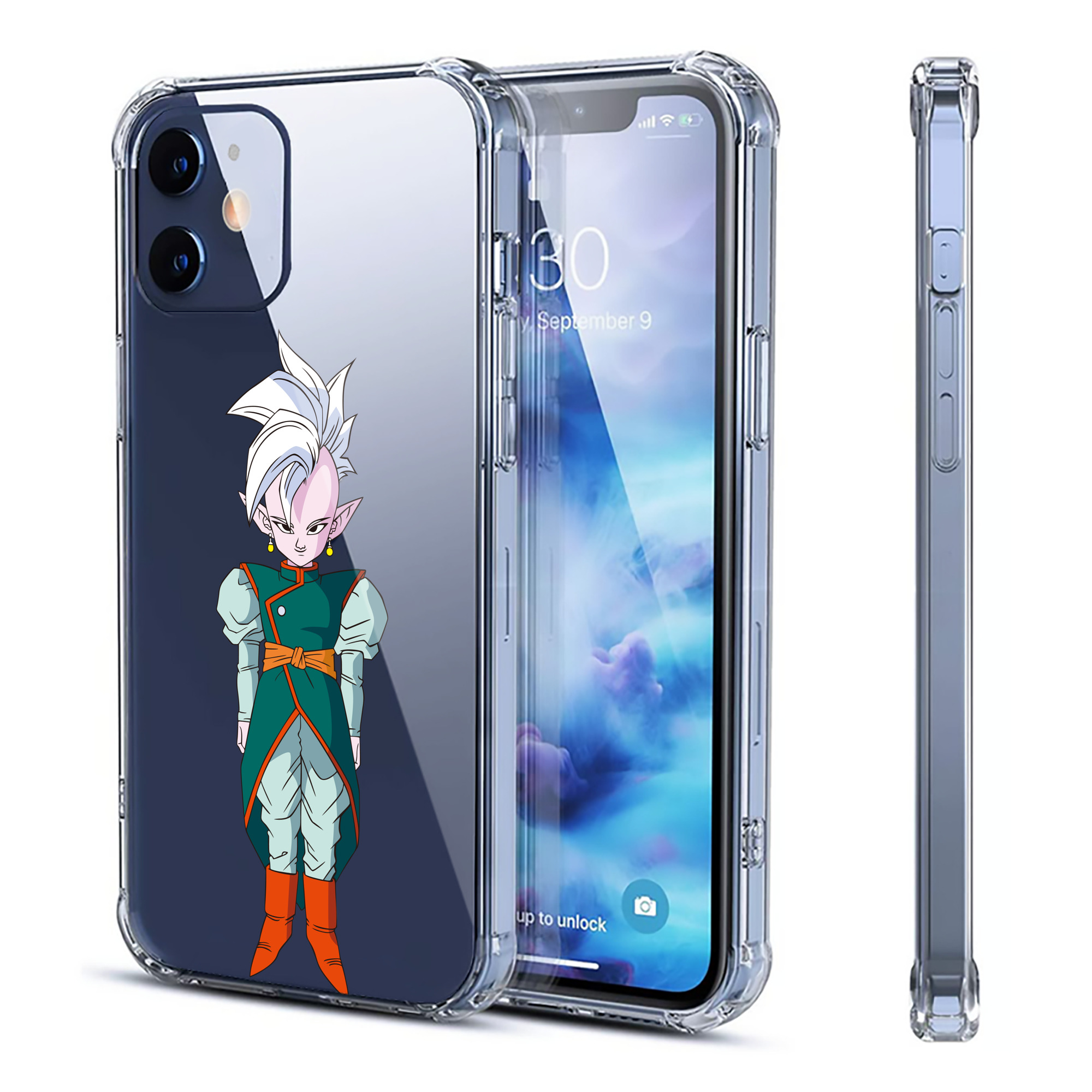 （画像用） ドラゴンボール DRAGON BALL 【iPhone 12シリーズ対応】透明スマホケース（クリアソフトケース）